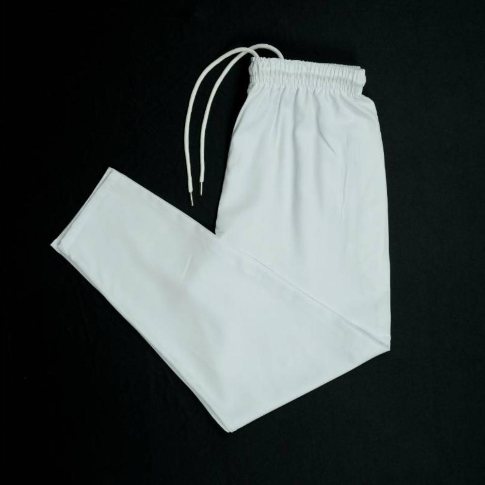 2.jpg Cotton Trouser - White - Image 1
